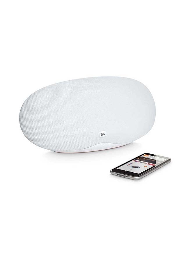 JBL - Playlist Wireless Speaker with Built-in Chromecast White - Image 1