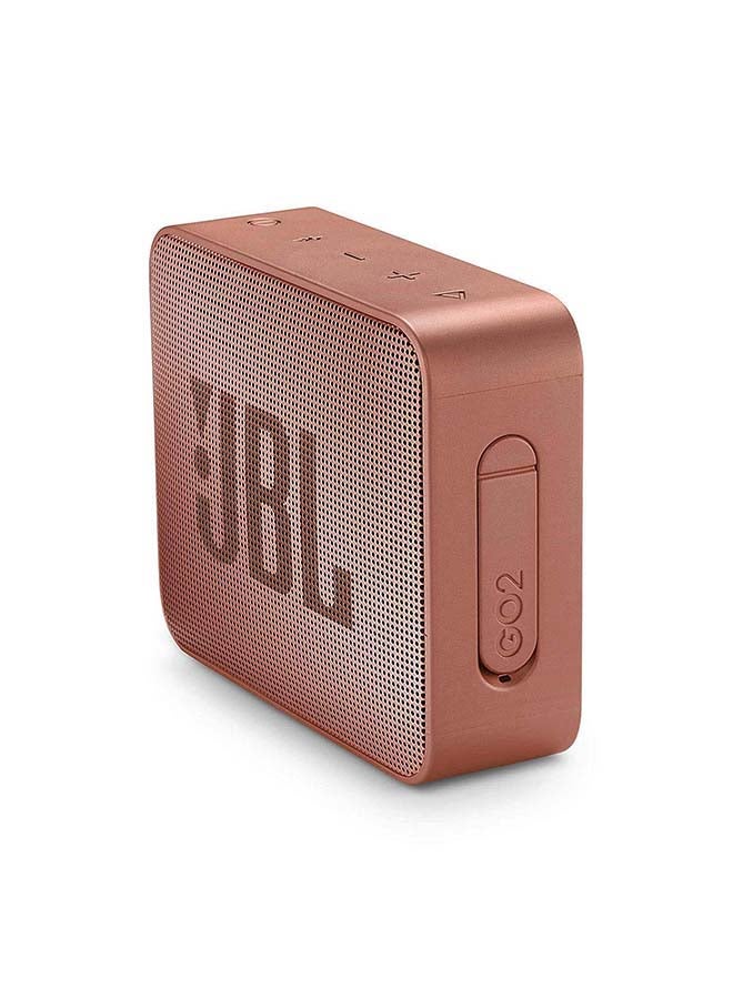JBL - GO 2 Waterproof Portable Mini Bluetooth Speaker Sunkissed Cinnamon - Image 1