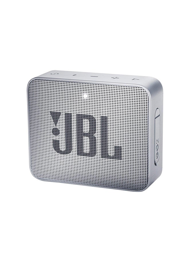JBL - GO 2 Portable Bluetooth Wireless Speaker Grey - Image 1
