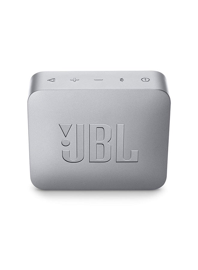 JBL - GO 2 Portable Bluetooth Wireless Speaker Grey - Image 1