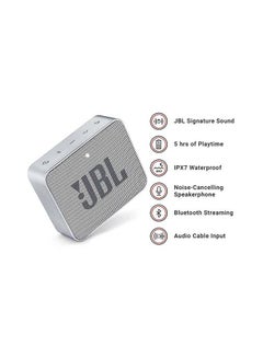 JBL GO 2 Portable Bluetooth Wireless Speaker Grey  - Image 5