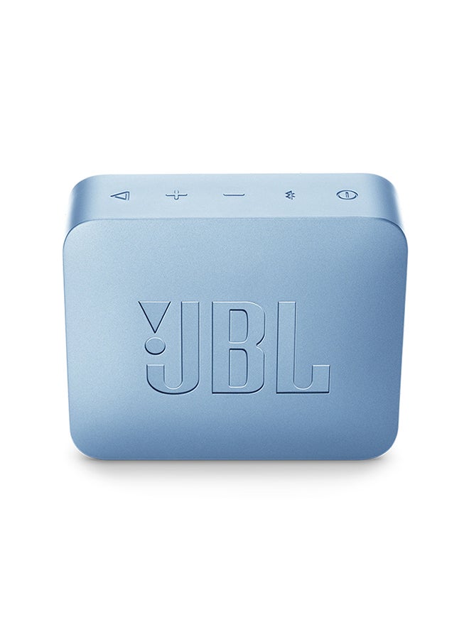 JBL - GO 2 Portable Bluetooth Wireless Speaker Cyan - Image 1