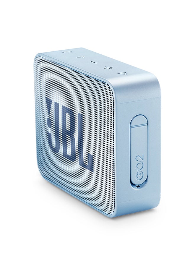 JBL - GO 2 Portable Bluetooth Wireless Speaker Cyan - Image 1