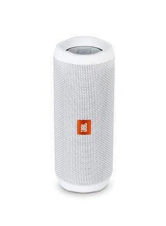 Flip 4 Waterproof Portable Bluetooth Wireless Speaker White