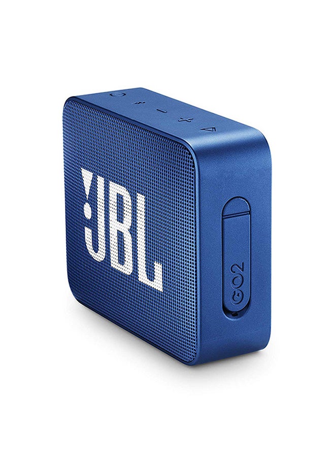 JBL - GO 2 Bluetooth Speaker Blue - Image 1
