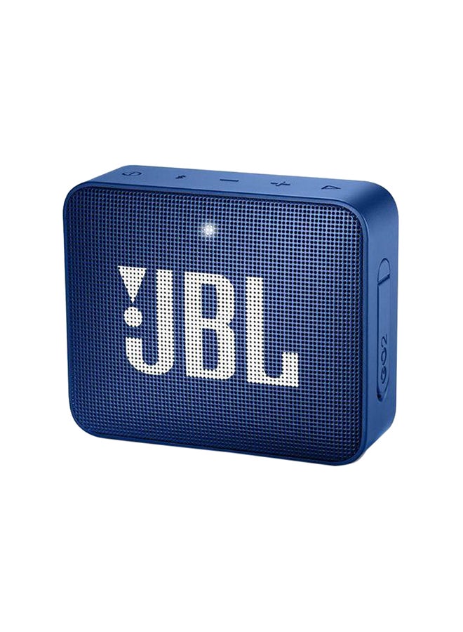 JBL - GO 2 Bluetooth Speaker Blue - Image 1
