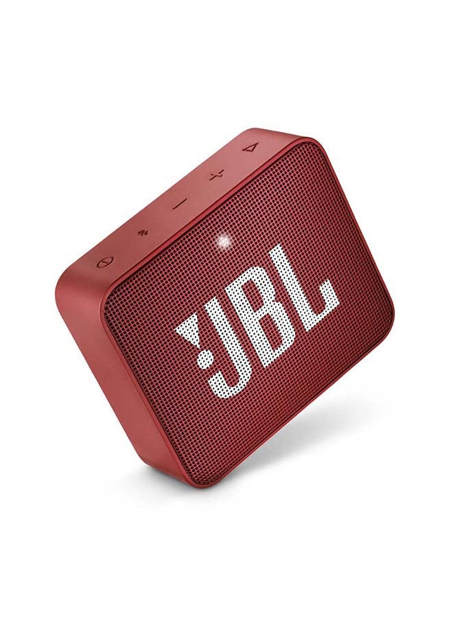 JBL - GO 2 Portable Bluetooth Speaker Red - Image 1