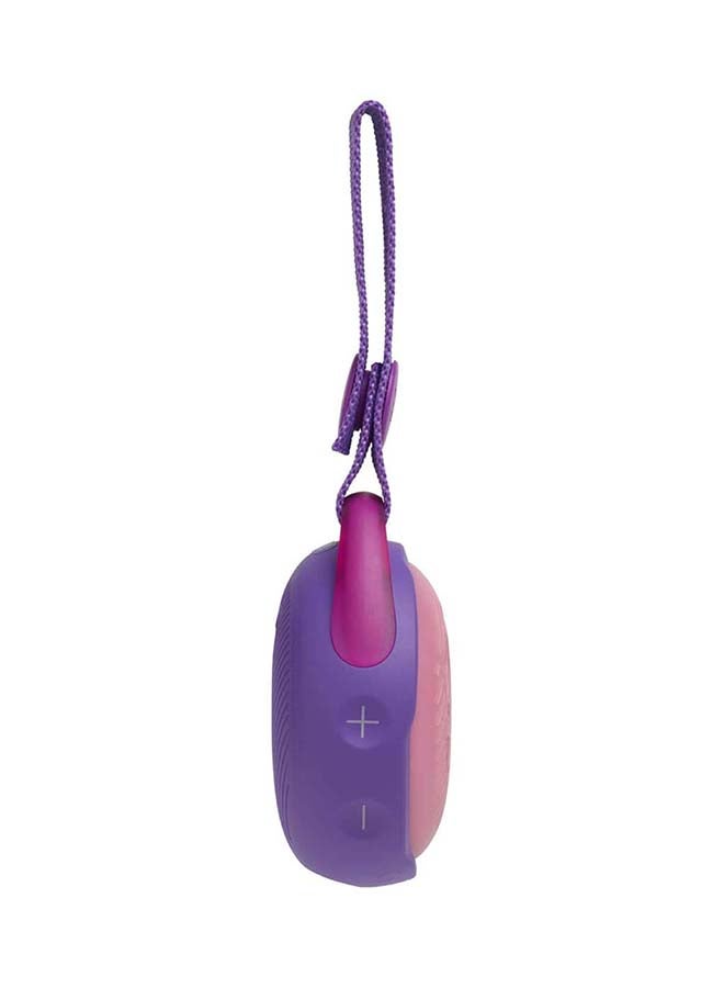 JBL - JR Pop Waterproof Portable Speaker For Kids With Built-In Light Purple - Image 1