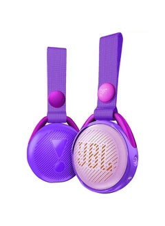 JR Pop Waterproof Portable Speaker For Kids With Built-In Light Purple