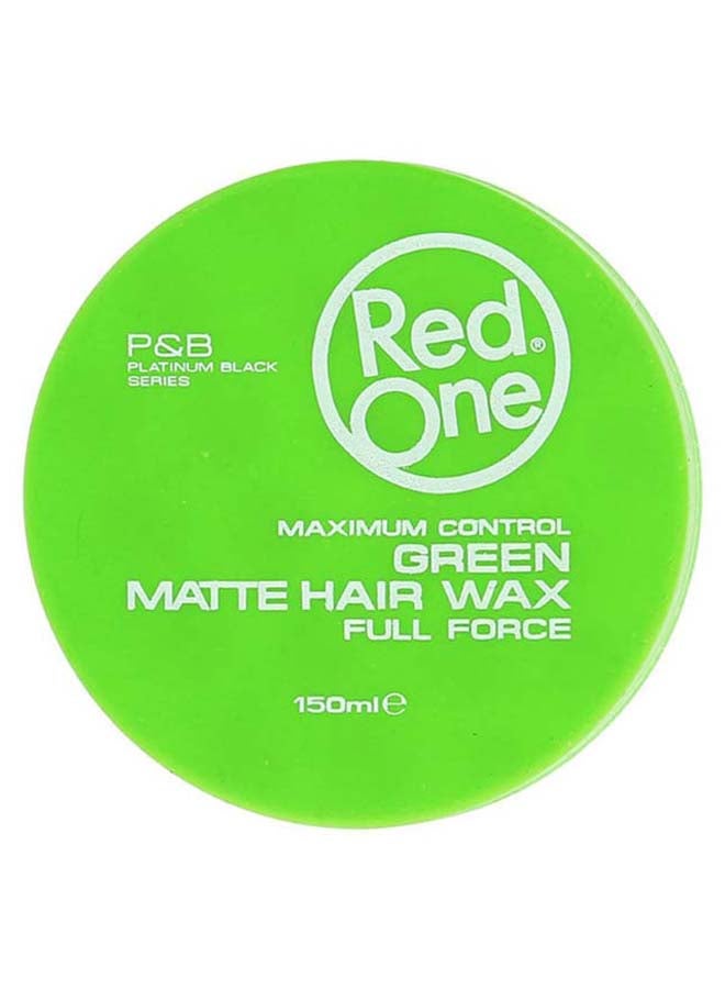 Redone Maximum Control Full Force Matte Hair Wax Green 150ml - Image 1
