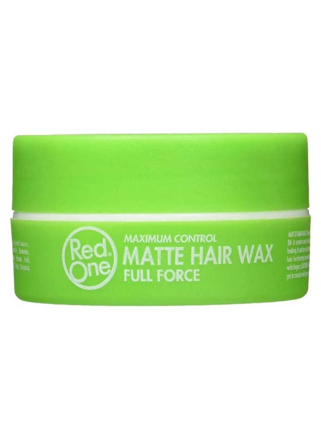 Redone Maximum Control Full Force Matte Hair Wax Green 150ml - Image 2