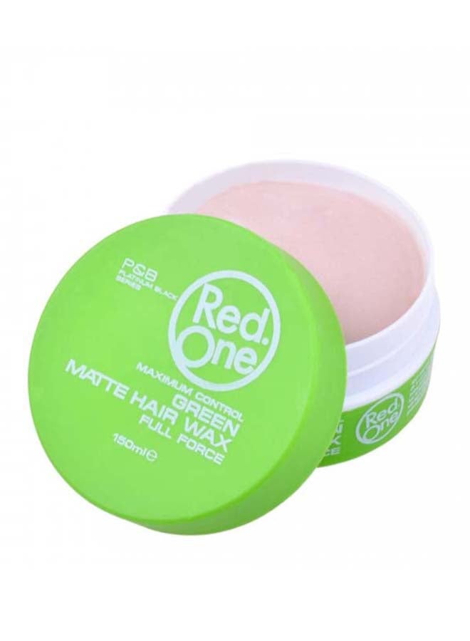 Redone Maximum Control Full Force Matte Hair Wax Green 150ml - Image 3