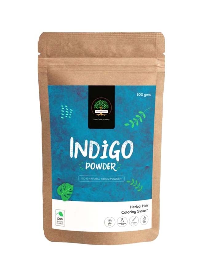 جرين تري مسحوق عشبي لصبغ الشعر إنديجو 100جرام - Image 1