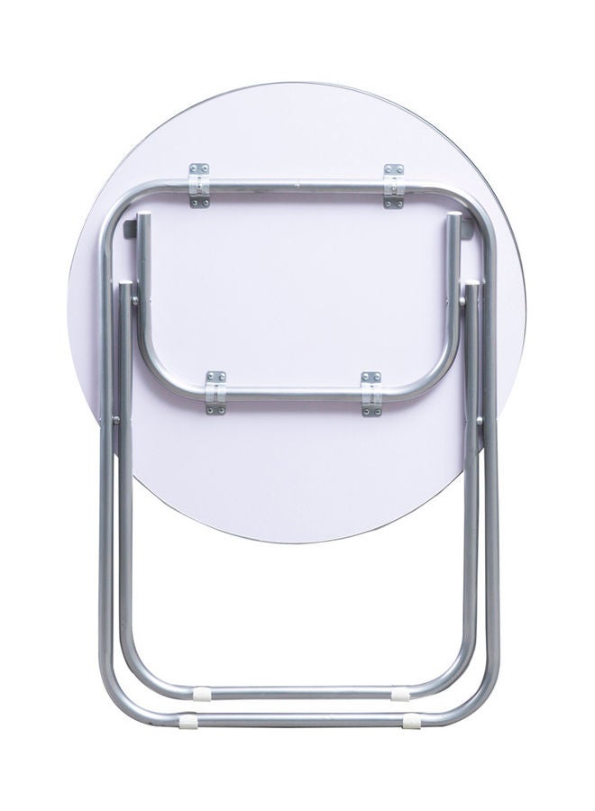 دبيلو تي- إيزي كير طاولة مستديرة محمولة قابلة للطي للاستخدام في الأماكن الخارجية وينج 70x70x70سم - Image 2