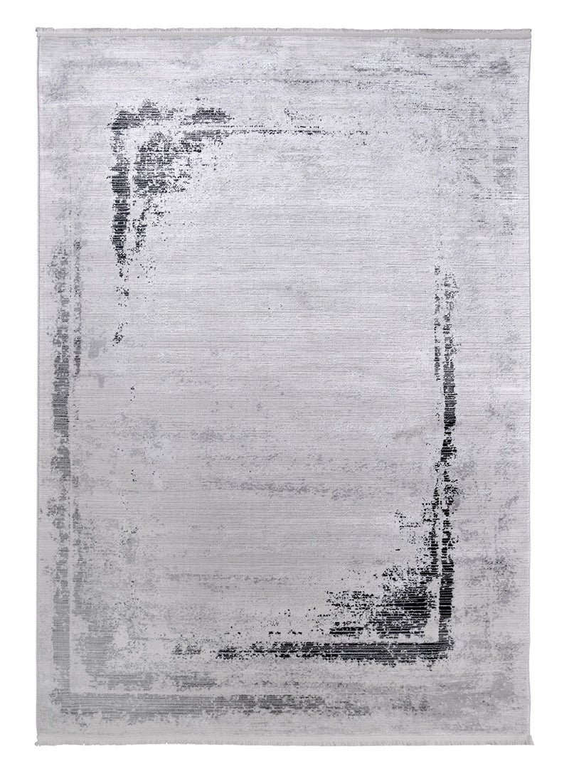 ميرينوس سجادة عصرية من تشكيلة تيرا رمادي/أسود 200 x 290سم - Image 1