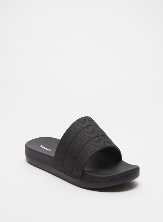 Men's Textured Slides Black - v1637495663/N51907241V_1