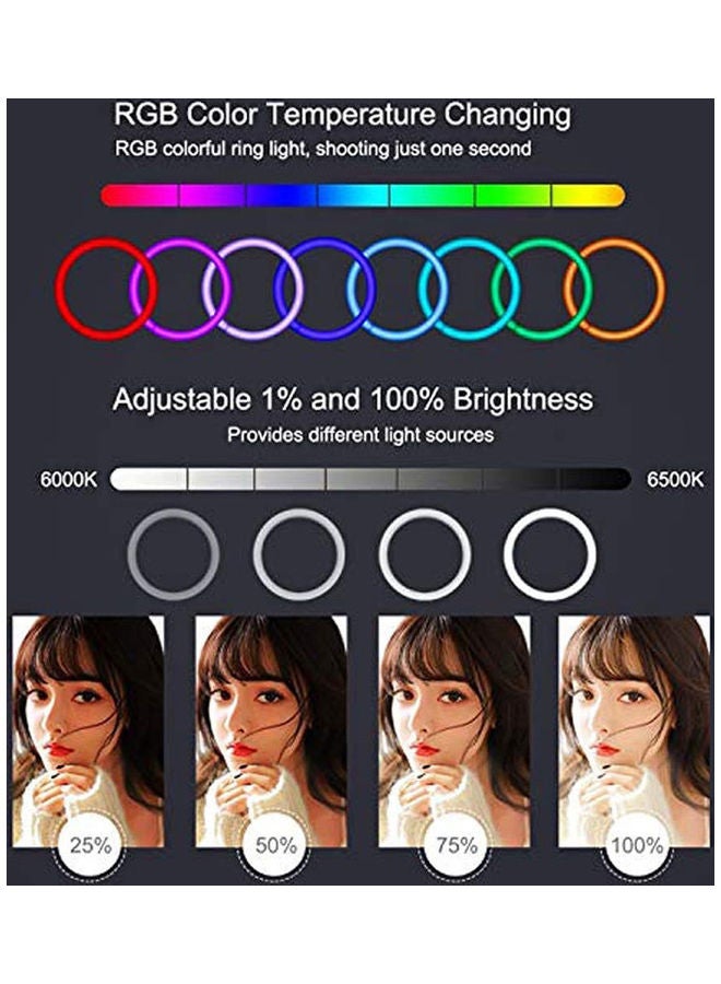 CQL RGB Ring Light Multicolour - Image 2