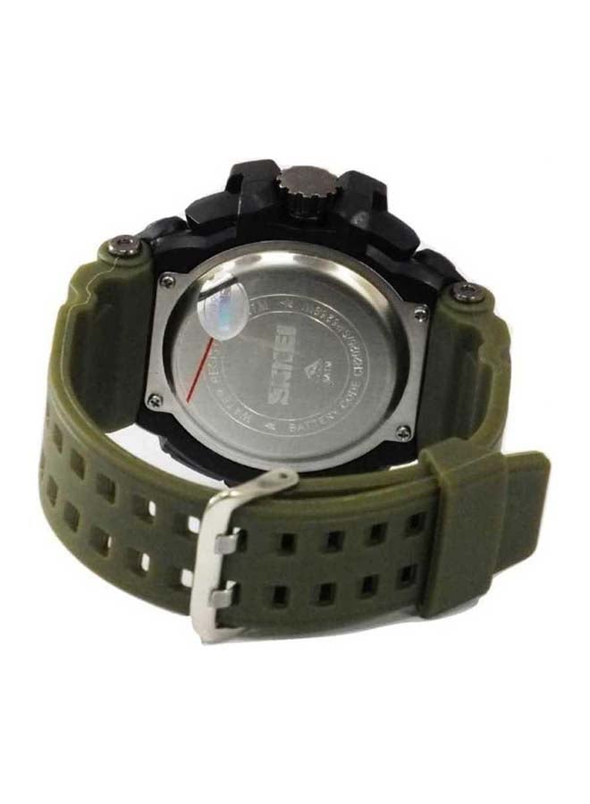 SKMEI - Men's 1520 Cool Plastic Strap Double Time Digital Watch - Image 1