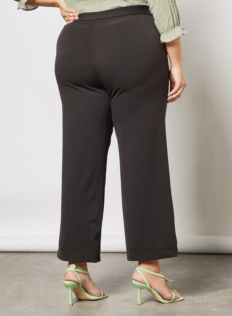 Only Carmakoma - Curve Wide Leg Pants Black - Image 1