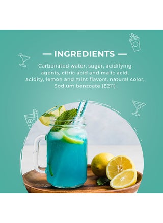 Lemon Mint Mix Soft Drinks Glass Bottle 275ml - view 5