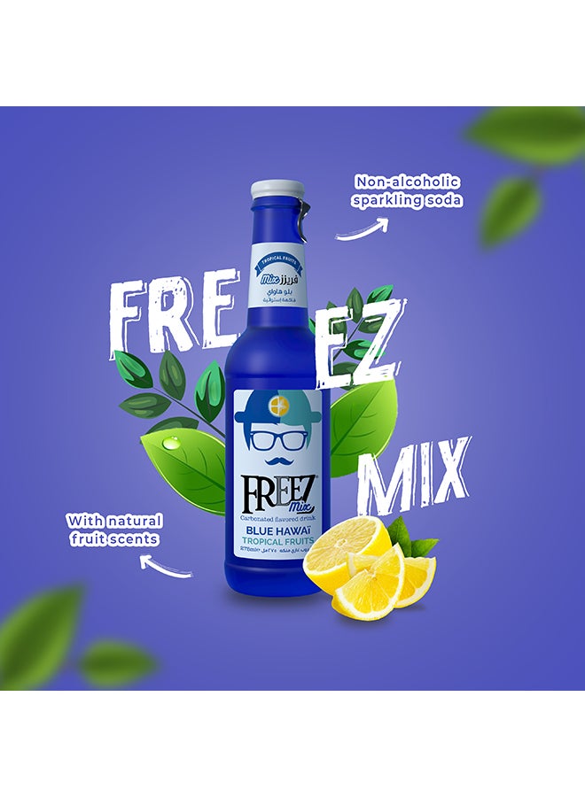 Freez Blue Hawaii Glass Bottle 275ml  - Image 3