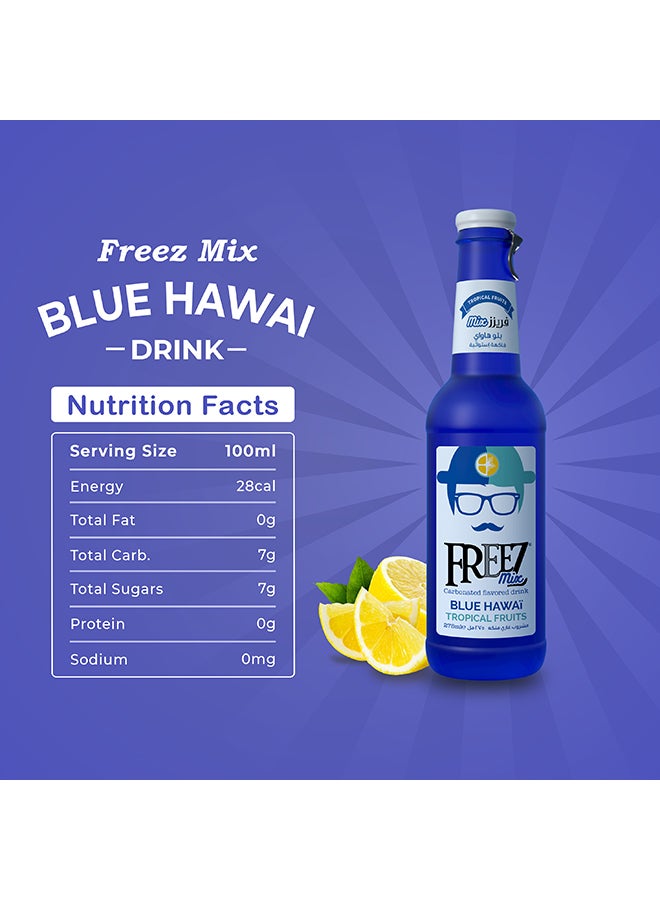 Freez Blue Hawaii Glass Bottle 275ml  - Image 4