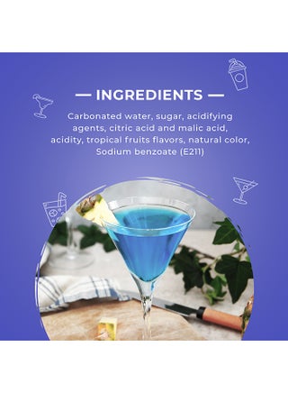Blue Hawaii Glass Bottle 275ml - view 5