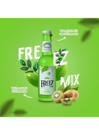 Kiwi Lime Mix Drink Glass Bottle 275ml - view 3