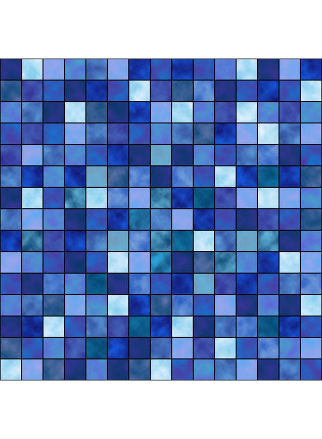 Blue Mosaic Skin Cover For Macbook Pro 15In 2016 Multicolour