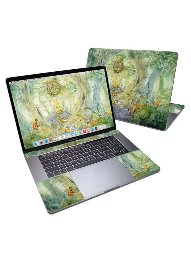 Generic Green Gate Skin Cover For Macbook Pro 15In 2016 Multicolour 