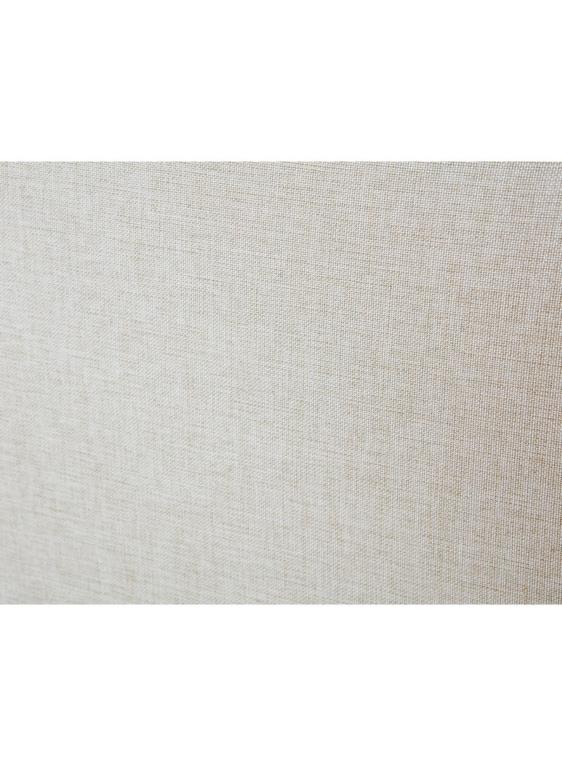 Switch - Fabric Headboard For Single Size Bed - Warsaw Collection - Modern Home - Install Attach To Wall - Ivory & Dot 90 x 70cm - Image 1