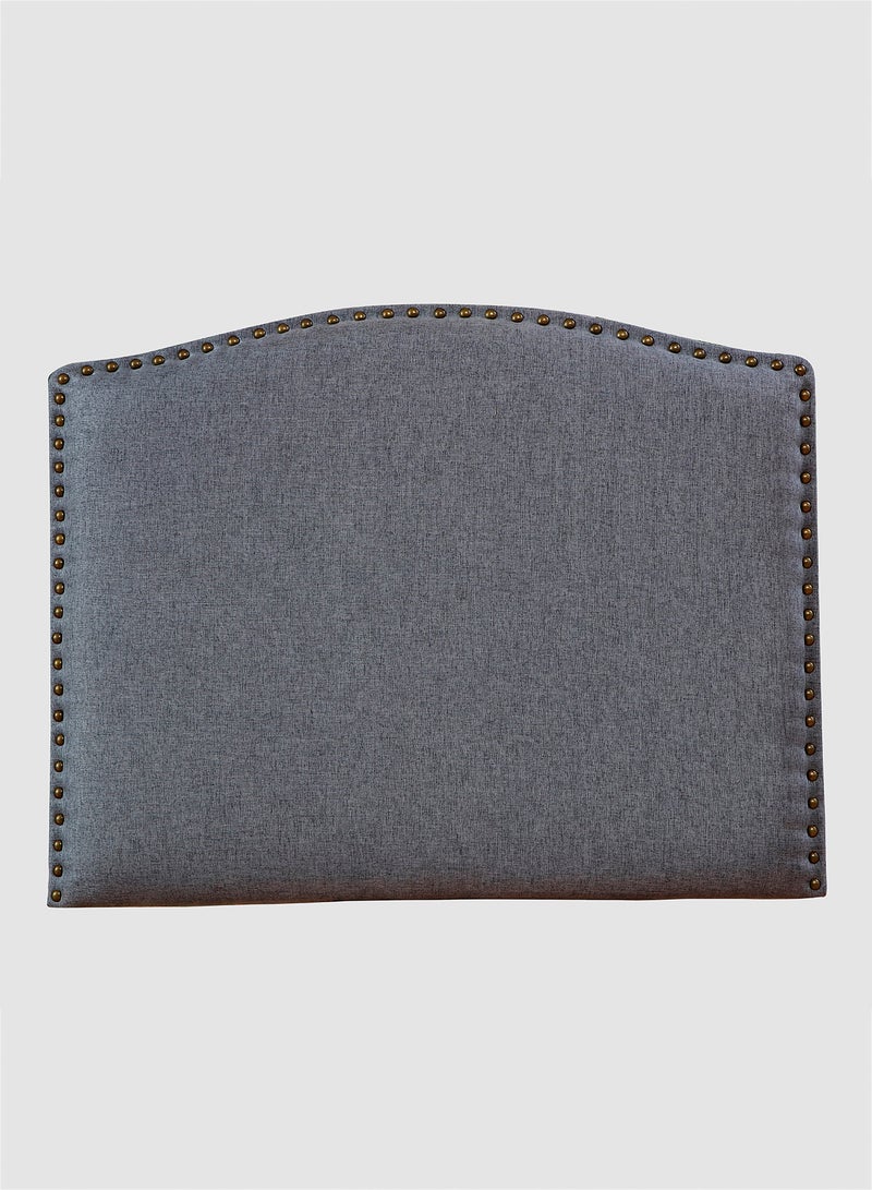 Switch - Fabric Headboard For Single Size Bed - Warsaw Collection -  Modern Home - Install Attach To Wall Pure Grey 90 x 70cm - Image 1