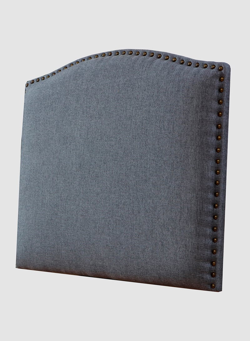 Switch - Fabric Headboard For Single Size Bed - Warsaw Collection -  Modern Home - Install Attach To Wall Pure Grey 90 x 70cm - Image 1