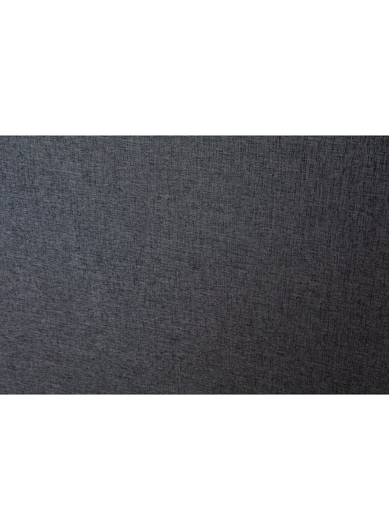 Switch - Fabric Headboard For Single Size Bed - Warsaw Collection -  Modern Home - Install Attach To Wall Pure Grey 90 x 70cm - Image 1