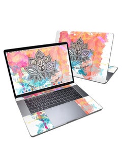 Generic Happy Lotus Skin Cover For Macbook Pro 15In Multicolour 