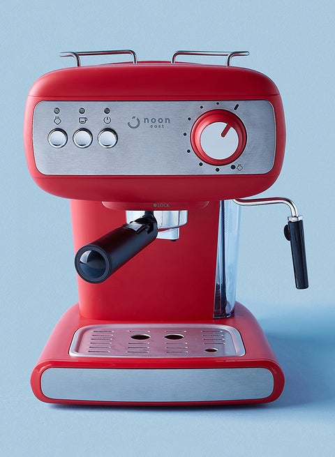 Espresso Coffee Machine - 15 Bar 850 W With High Pressure 1.2 Liter Wine Red 1.2 L 850.0 W CM-8500A-GS Wine Red