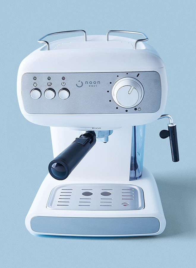Noon East - Espresso Coffee Machine - 15 Bar 850 W With High Pressure 1.2 Liter White 1.2 L 850.0 W CM-8500A-GS Off White - Image 1