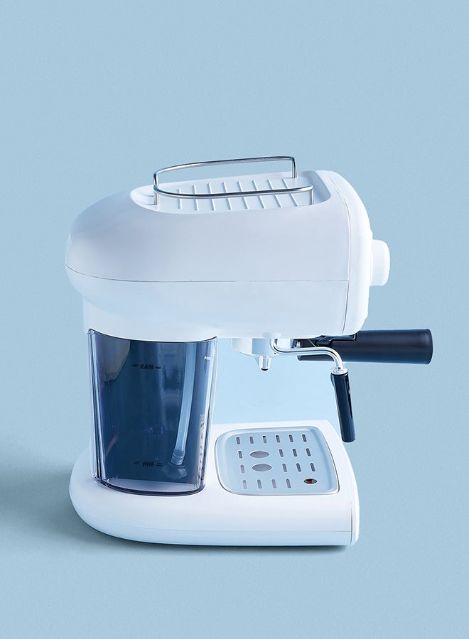 Noon East - Espresso Coffee Machine - 15 Bar 850 W With High Pressure 1.2 Liter White 1.2 L 850.0 W CM-8500A-GS Off White - Image 1