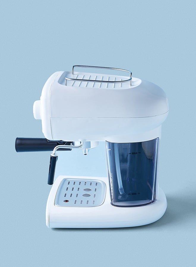 Noon East - Espresso Coffee Machine - 15 Bar 850 W With High Pressure 1.2 Liter White 1.2 L 850.0 W CM-8500A-GS Off White - Image 1