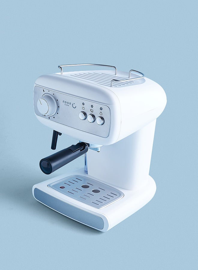 Noon East - Espresso Coffee Machine - 15 Bar 850 W With High Pressure 1.2 Liter White 1.2 L 850.0 W CM-8500A-GS Off White - Image 1