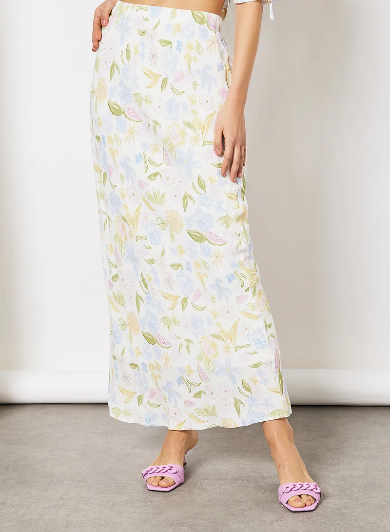 Charlie Holiday. Stella Midi Skirt Multicolour