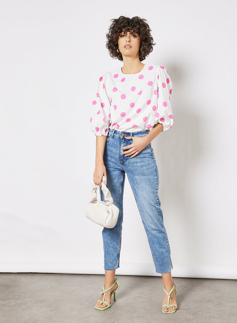 Sivvi x GenM - Floral Print Top Multicolour - Image 1