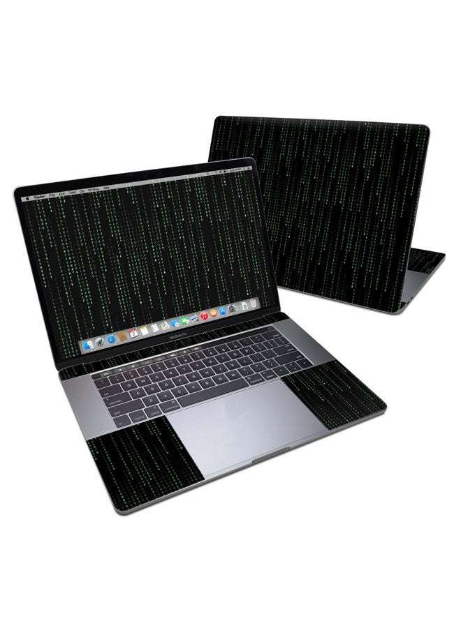 Generic Matrix Style Code Skin Cover For Macbook Pro 15In 2016 Multicolour 