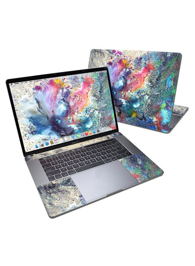 غطاء حماية لبشرة الزهور الكونية لجهاز ماك بوك برو 15 في 2016 متعدد الألوان