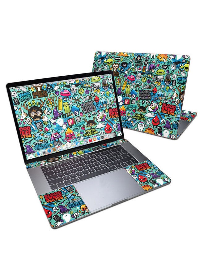 غطاء حماية جويل ثيف لجهاز ماك بوك برو قياس 15 بوصة متعدد الألوان