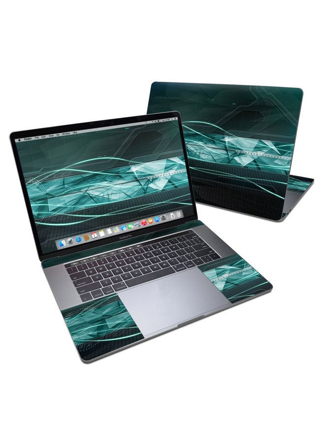 غطاء حماية شاترد للبشرة لجهاز ماك بوك برو قياس 15 بوصة متعدد الألوان