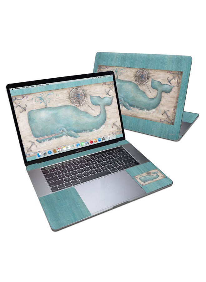 Generic Whale Watch Skin Cover For Macbook Pro 15In Multicolour 