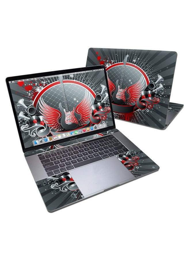 Rock Out Skin Cover For Macbook Pro 15In Multicolour