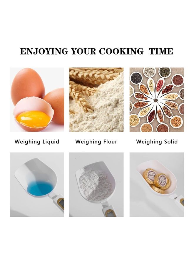 ZENHOME Digital Spoon Scale Weighing Mini LCD White 6x23cm - Image 4