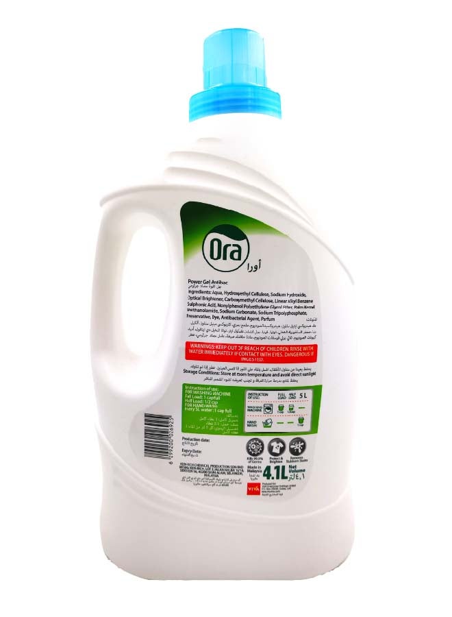 Ora Viva Power Gel Antibacterial Liquid Laundry Detergent 4.1Liters - Image 2